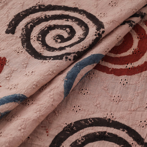 Hakoba Hand Block Ajrakh Print Natural Dyed Cotton Fabric 118