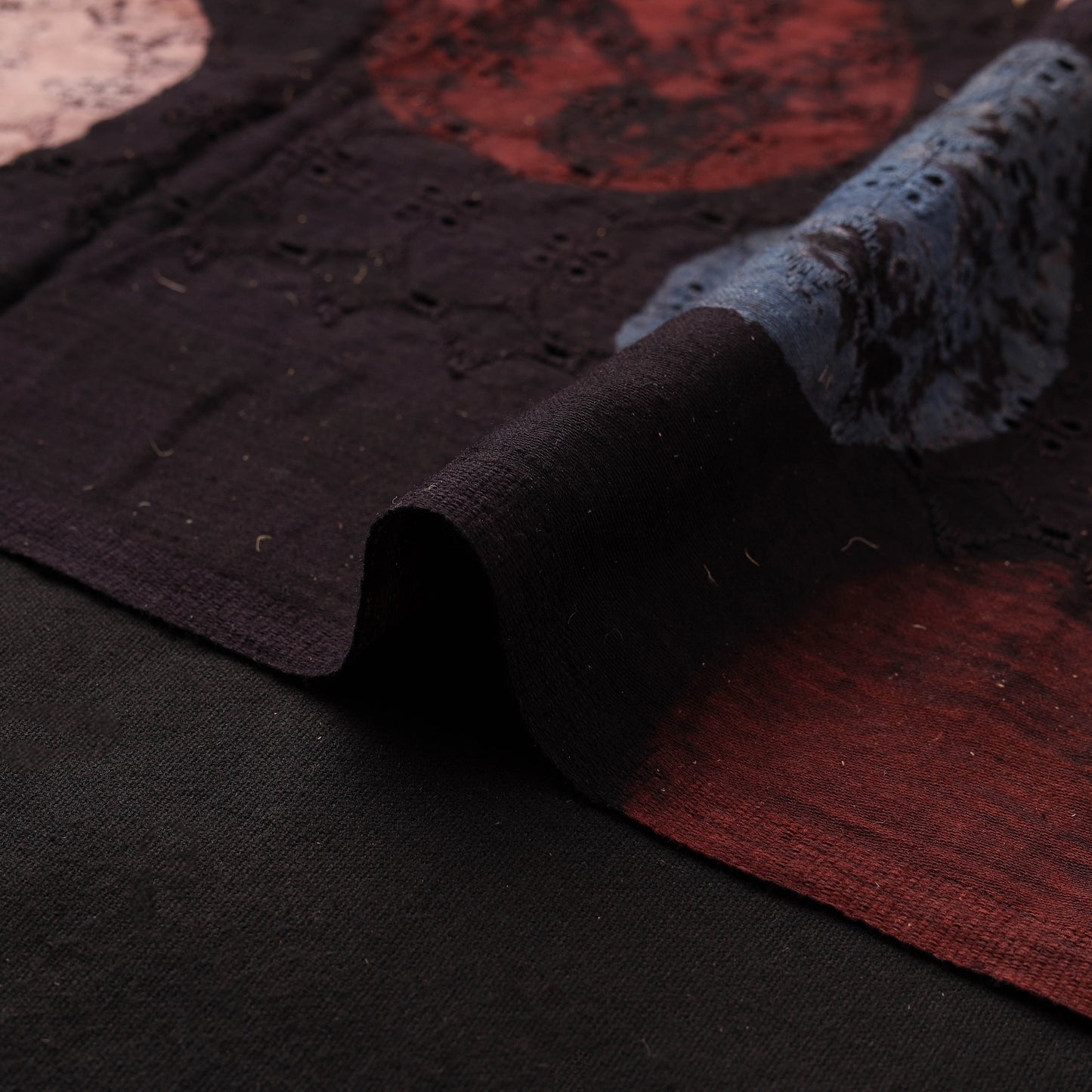 Ajrakh Hand Block Print Natural Dyed Cotton Hakoba Fabric 36