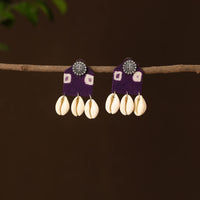 Ishani Fabart Shell Work Earrings