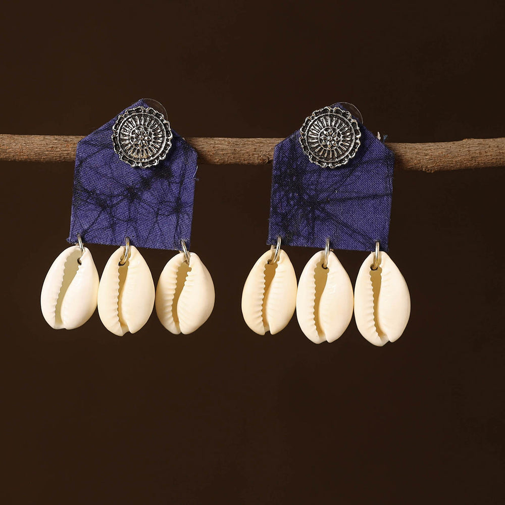 Falak Fabart Shell Work Earrings