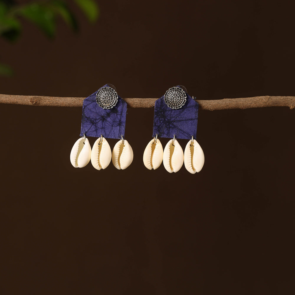 Falak Fabart Shell Work Earrings