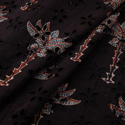 Ajrakh Hand Block Print Natural Dyed Cotton Hakoba Fabric 33
