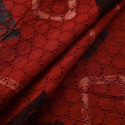 Ajrakh Hand Block Print Natural Dyed Cotton Hakoba Fabric 31