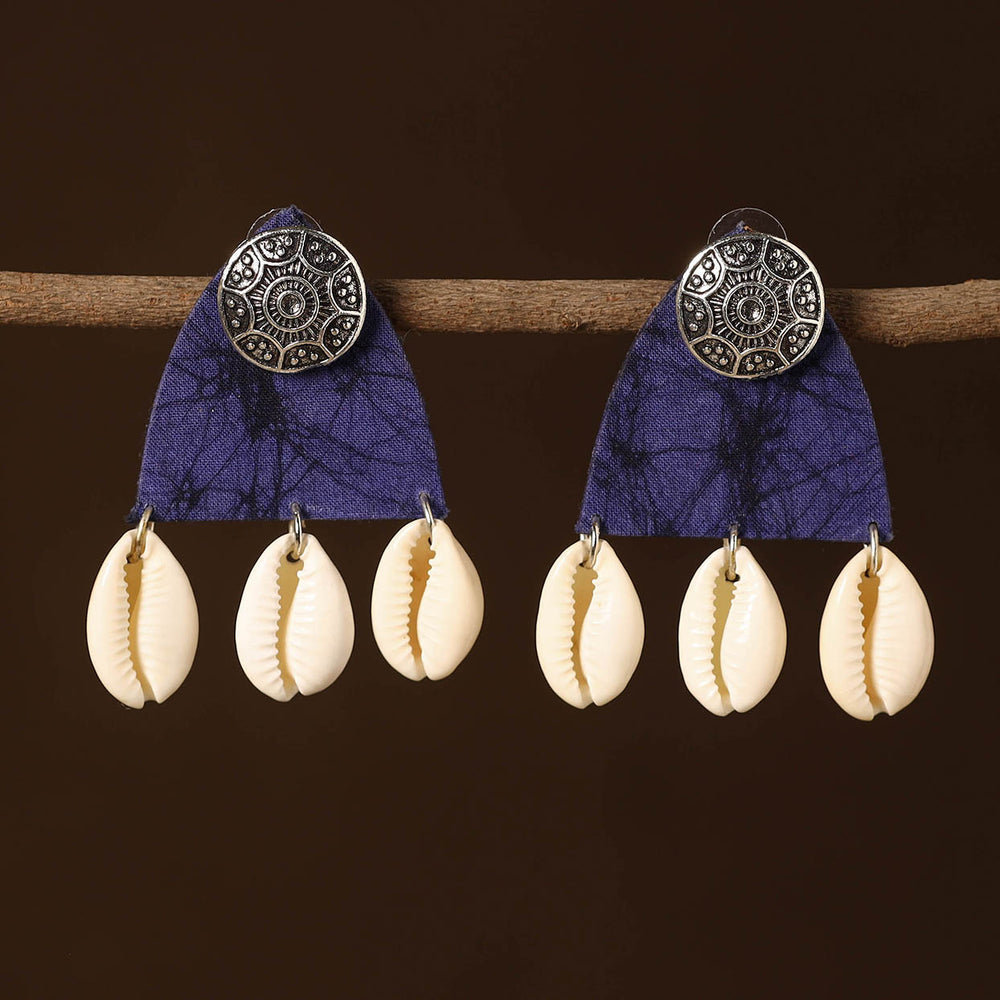 Ikra Fabart Shell Work Earrings