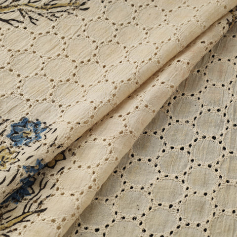 Hakoba Hand Block Ajrakh Print Natural Dyed Cotton Fabric 111