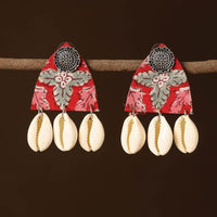 Raha Fabart Shell Work Earrings