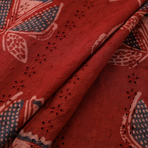 Ajrakh Hand Block Print Natural Dyed Cotton Hakoba Fabric 29