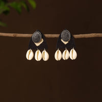 Aditi Fabart Shell Work Earrings