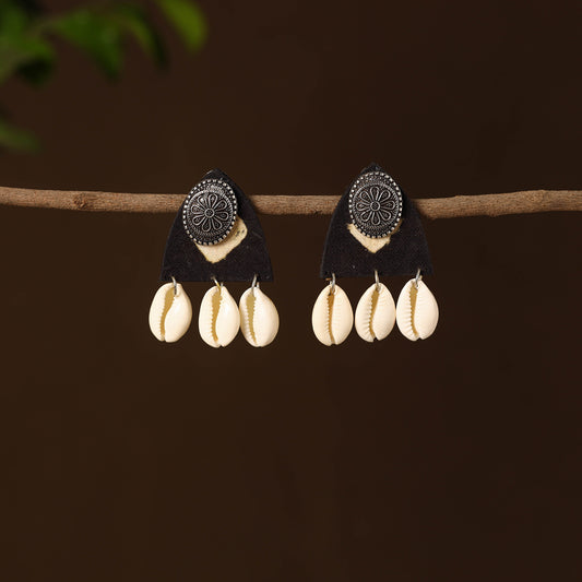 Aditi Fabart Shell Work Earrings