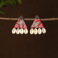 Basma Fabart Shell Work Earrings