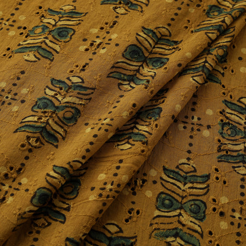 Ajrakh Hand Block Print Natural Dyed Cotton Hakoba Fabric 24
