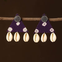 Parveen Fabart Shell Work Earrings