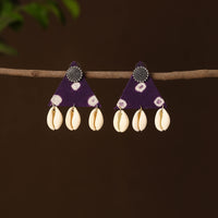 Parveen Fabart Shell Work Earrings