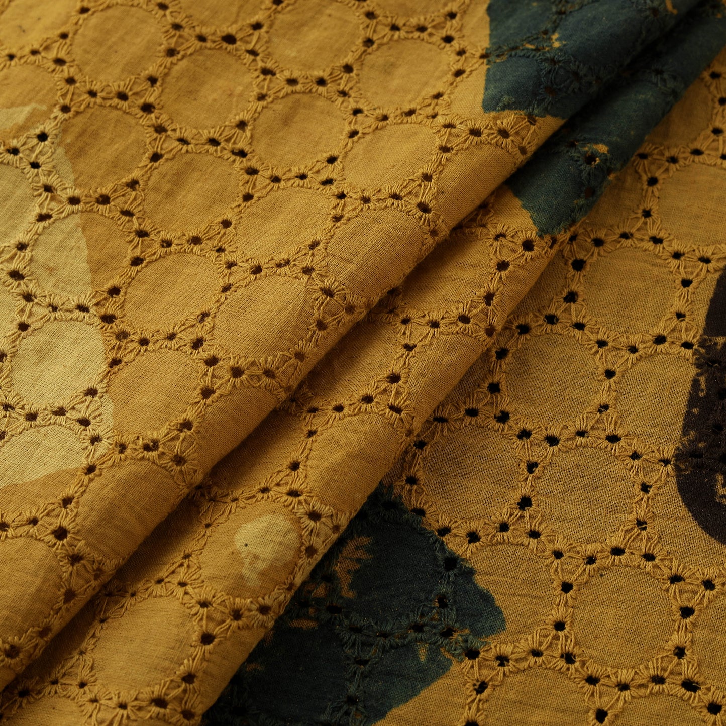 Ajrakh Hand Block Print Natural Dyed Cotton Hakoba Fabric 23