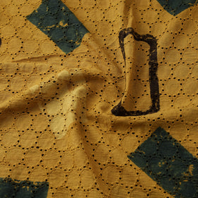 Ajrakh Hand Block Print Natural Dyed Cotton Hakoba Fabric 23
