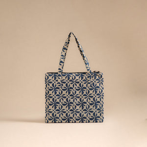 Blue - Handcrafted Quilted Handbag 63