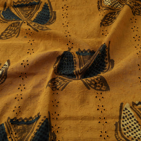 Ajrakh Hand Block Print Natural Dyed Cotton Hakoba Fabric 21