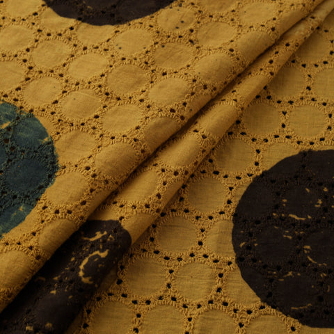 Ajrakh Hand Block Print Natural Dyed Cotton Hakoba Fabric 19