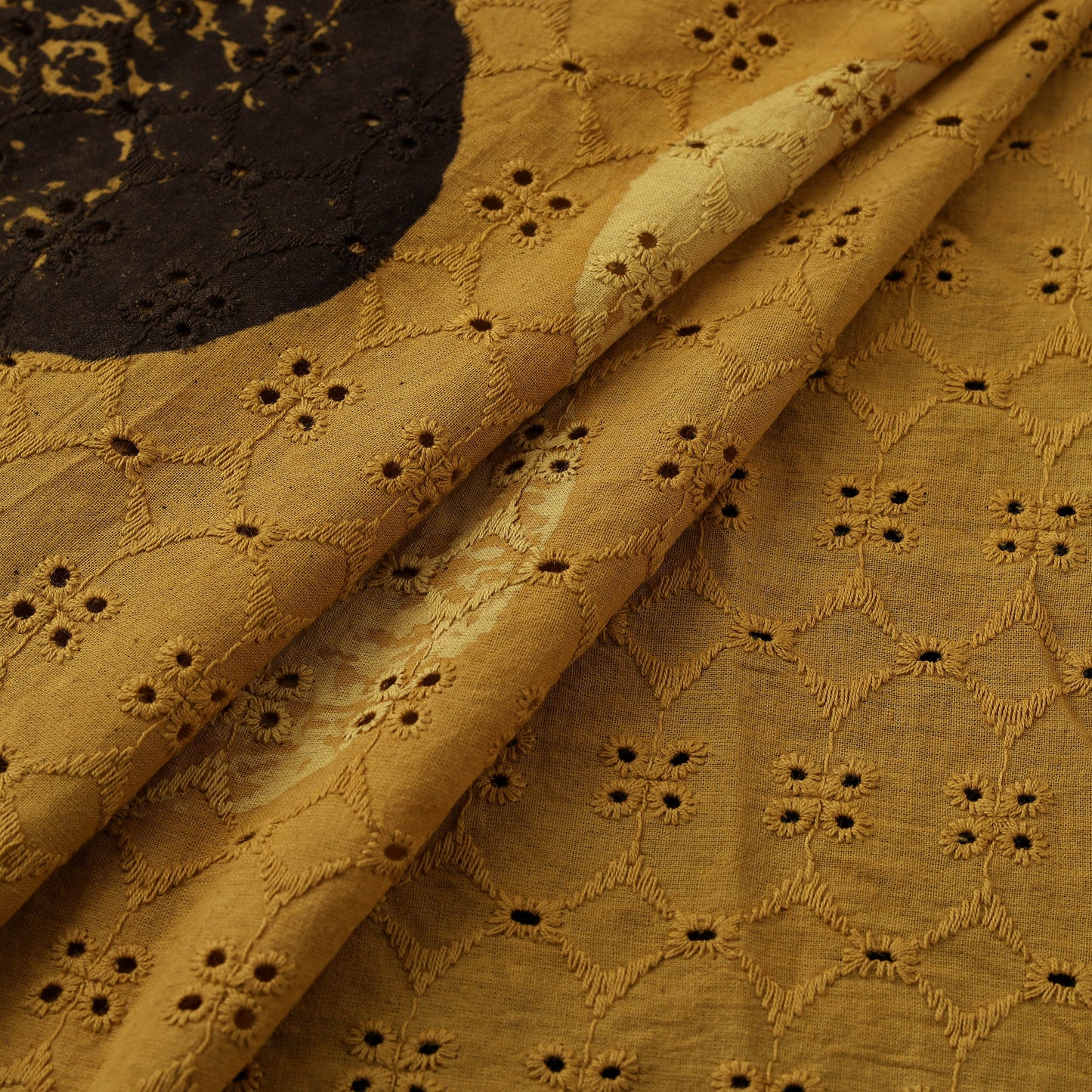 Ajrakh Hand Block Print Natural Dyed Cotton Hakoba Fabric 17