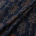 Ajrakh Hand Block Print Natural Dyed Cotton Hakoba Fabric 14