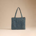 Blue - Handcrafted Quilted Handbag 75