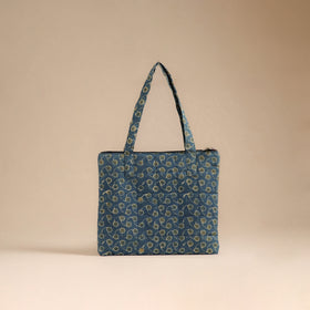Blue - Handcrafted Quilted Handbag 75