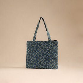 Blue - Handcrafted Quilted Handbag 75