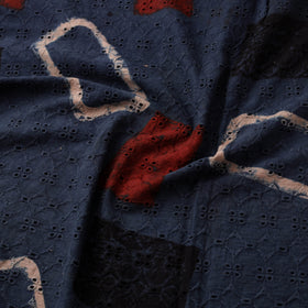 Ajrakh Hand Block Print Natural Dyed Cotton Hakoba Fabric 11