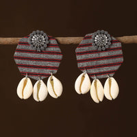 faida Fabart Shell Work Earrings