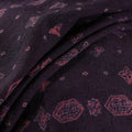 Ajrakh Hand Block Print Merino Wool Handloom Natural Dyed Fabric 04