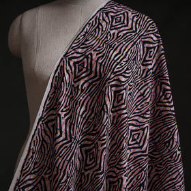 Multicolor - Sanganeri Block Print Pure Cotton Fabric 16