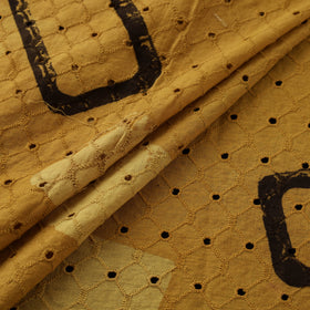 Ajrakh Hand Block Print Natural Dyed Cotton Hakoba Fabric 07