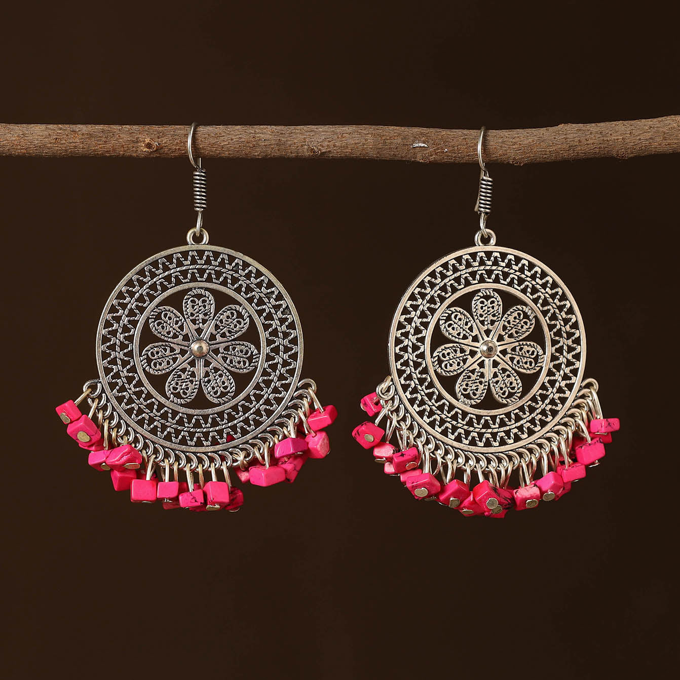 Vaani German Silver Earrings