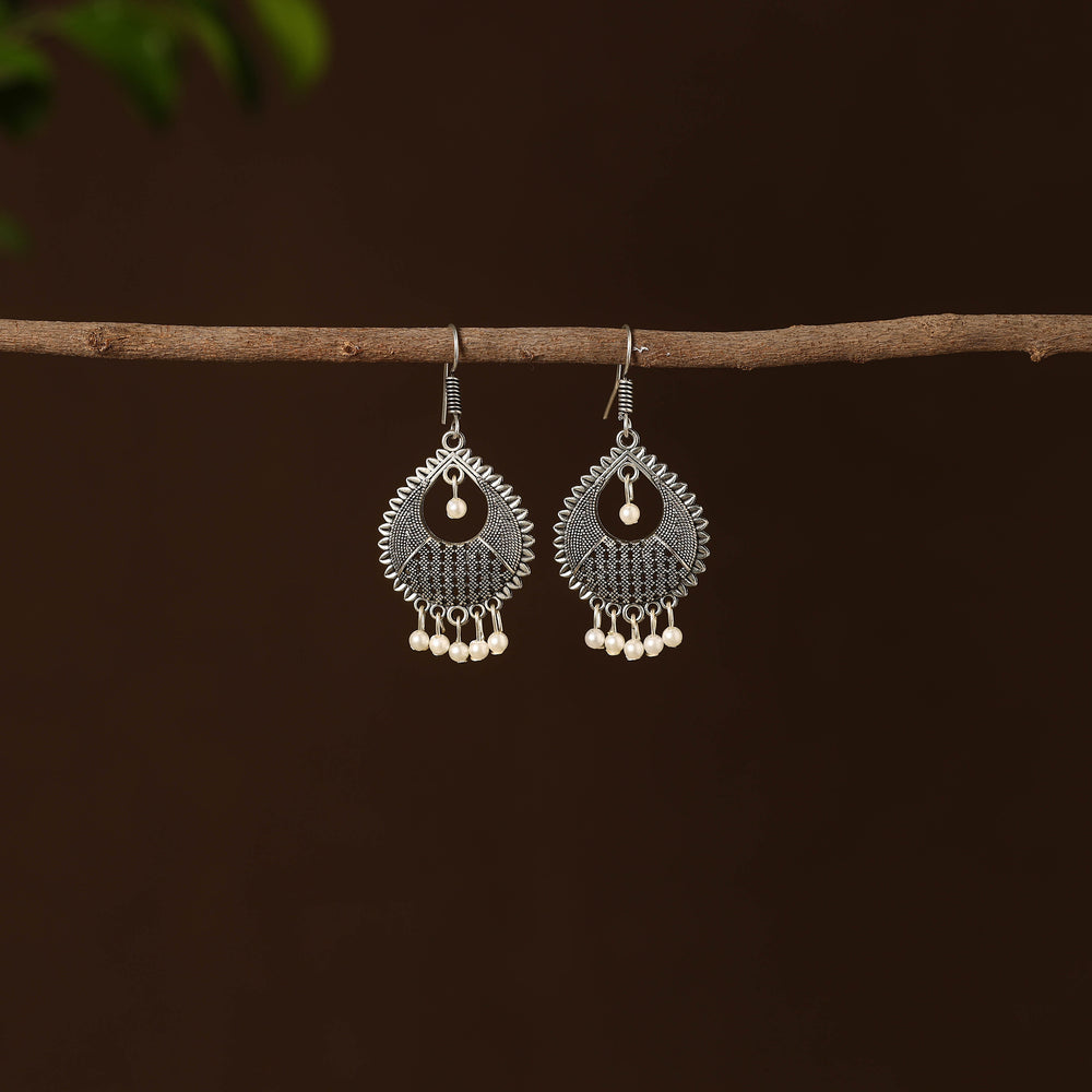 Geet German Silver Earrings