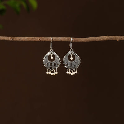 Geet German Silver Earrings