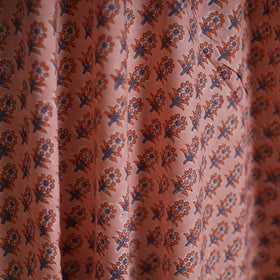 Pink - Sanganeri Block Print Pure Cotton Fabric 13