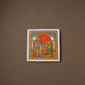 Handpainted Cheriyal Scroll Painting by Dhanalakota Sai Kiran (10 x 10 in) 14