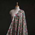 Multicolor - Sanganeri Block Print Pure Cotton Fabric 12