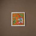 Handpainted Cheriyal Scroll Painting by Dhanalakota Sai Kiran (10 x 10 in) 15