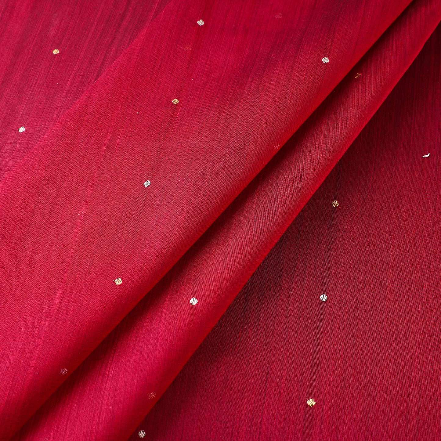 Pink - Traditional Handloom Chanderi Silk Cotton Fabric 03