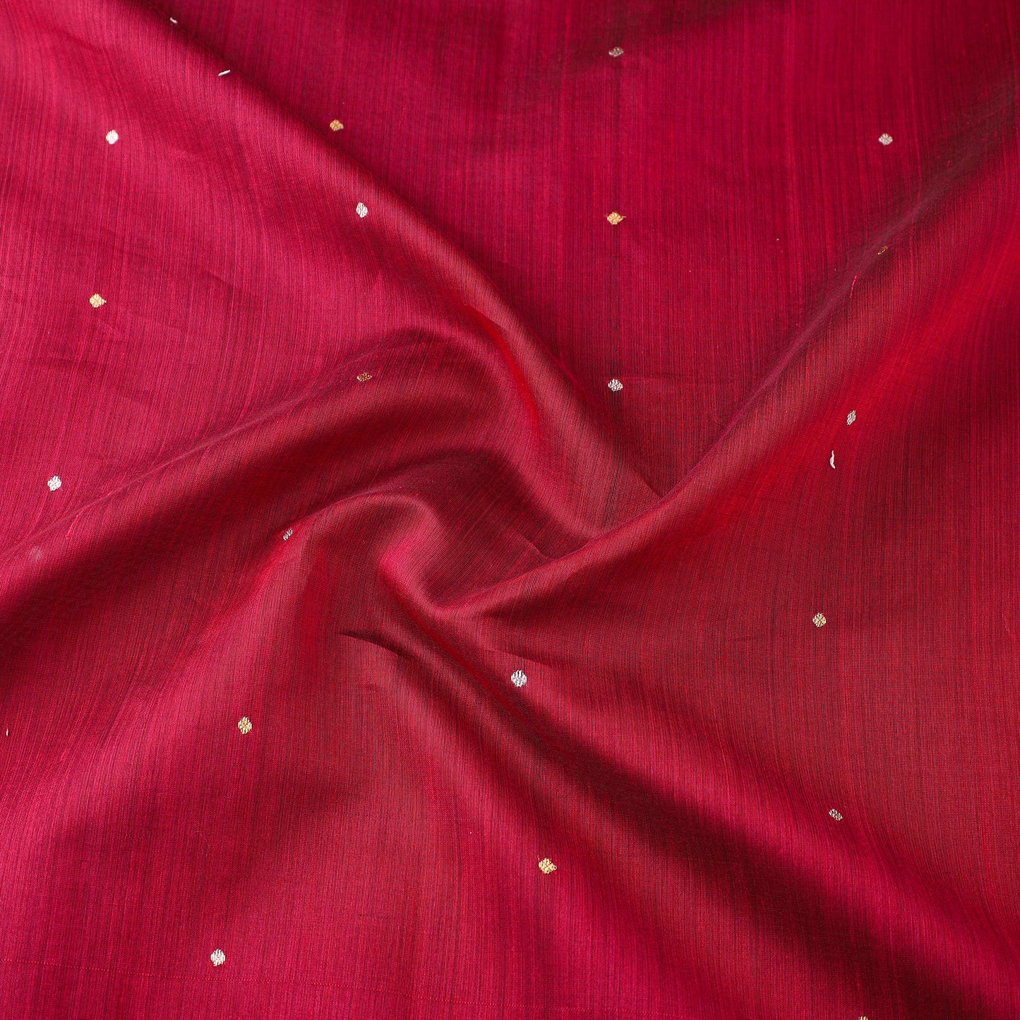 Pink - Traditional Handloom Chanderi Silk Cotton Fabric 03