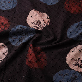 Ajrakh Hand Block Print Natural Dyed Cotton Hakoba Fabric 02