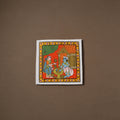 Handpainted Cheriyal Scroll Painting by Dhanalakota Sai Kiran (10 x 10 in) 16
