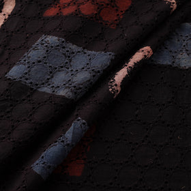 Ajrakh Hand Block Print Natural Dyed Cotton Hakoba Fabric 01