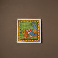 Handpainted Cheriyal Scroll Painting by Dhanalakota Sai Kiran (10 x 10 in) 17