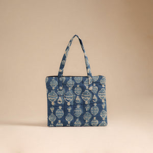 Blue - Handcrafted Quilted Handbag 96