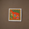 Handpainted Cheriyal Scroll Painting by Dhanalakota Sai Kiran (10 x 10 in) 19