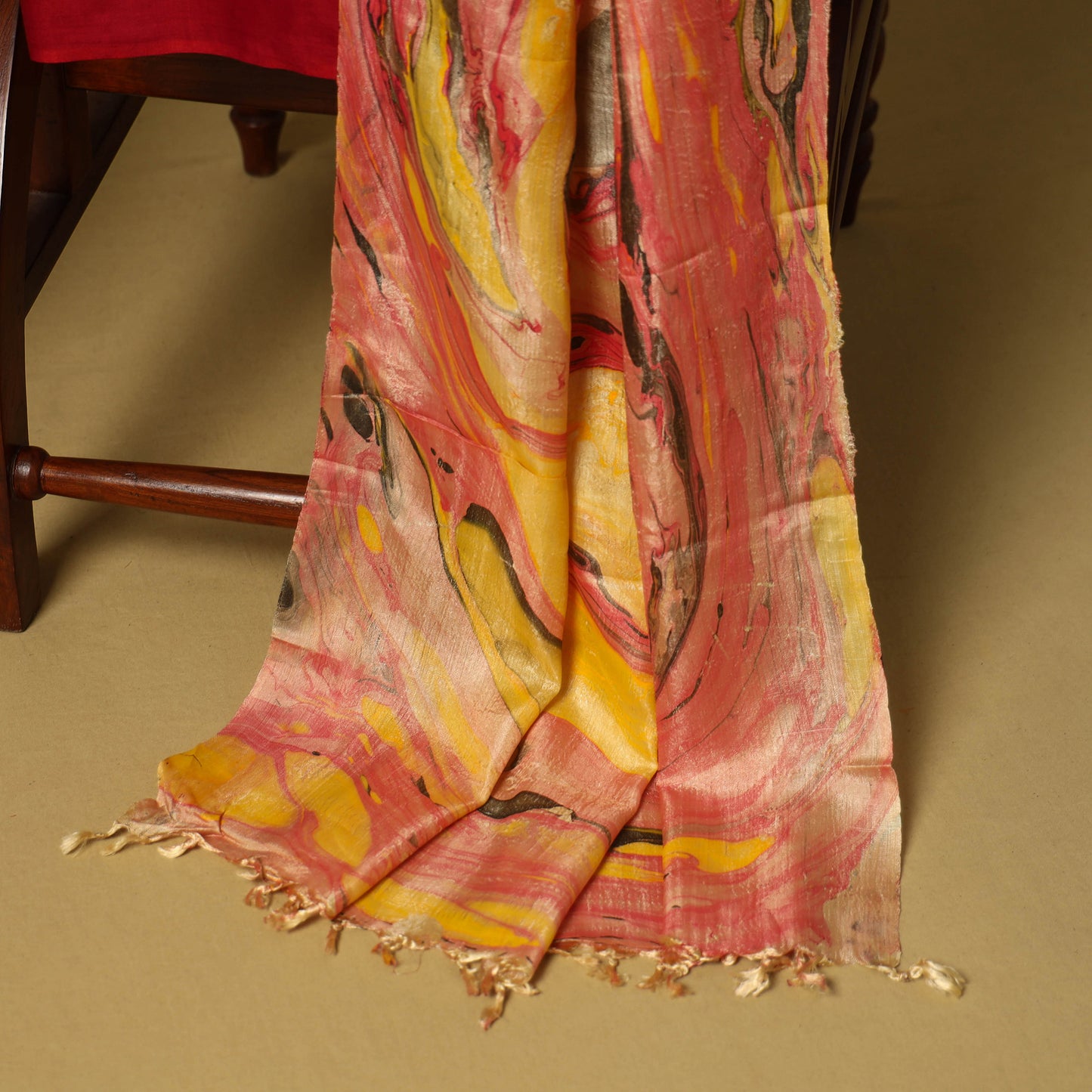 Grey - 3pc handloom mulberry unstitched suit material set