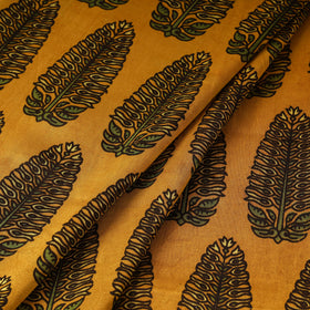 Mashru Silk Natural Dyed Block Print Ajrakh Fabric 18