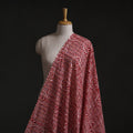 Red - Sanganeri Block Print Pure Cotton Fabric 05
